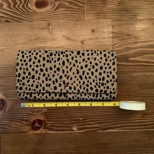 Cheetah-Print Wallet/Clutch
